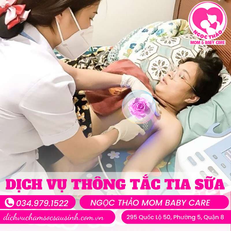 Dịch vụ thông tắc tia sữa cho mẹ sau sinh tại nhà TPHCM